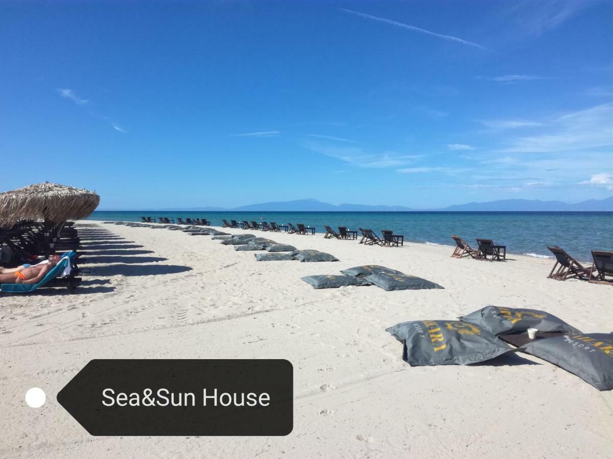 Sea & Sun House Villa Nea Kallikrateia Exteriör bild